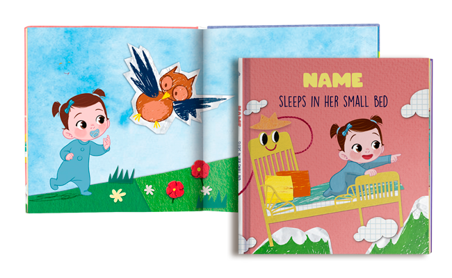 Your little one sleeps in his little bed