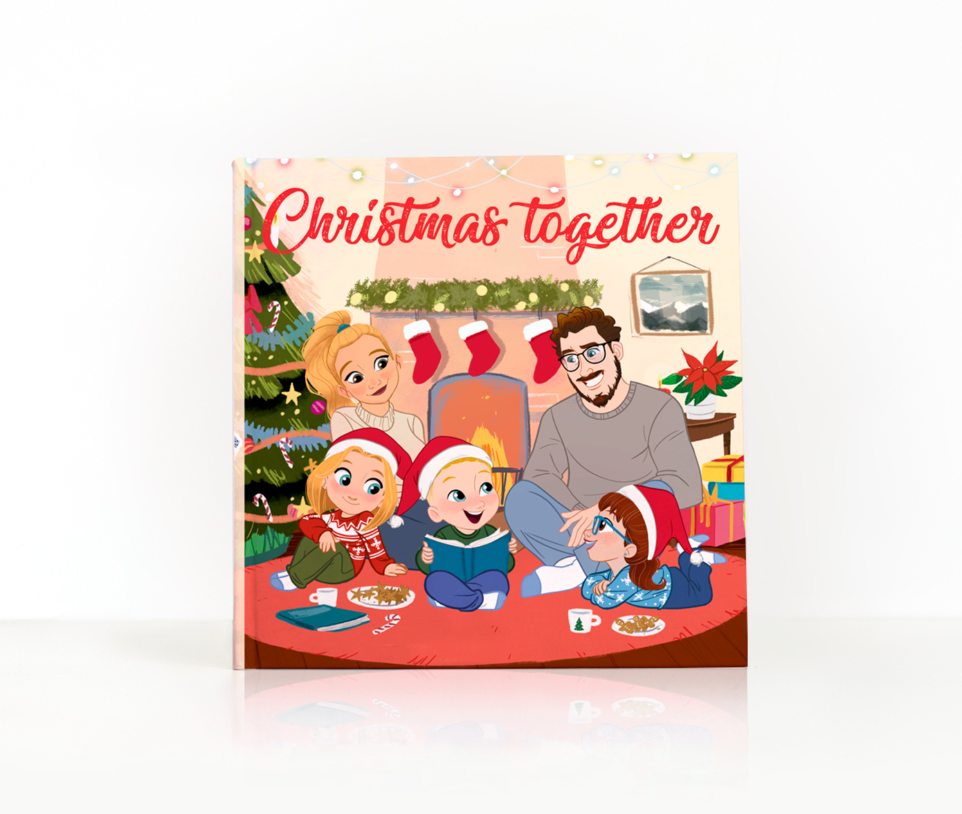 Personalized Christmas book gift Christmas together