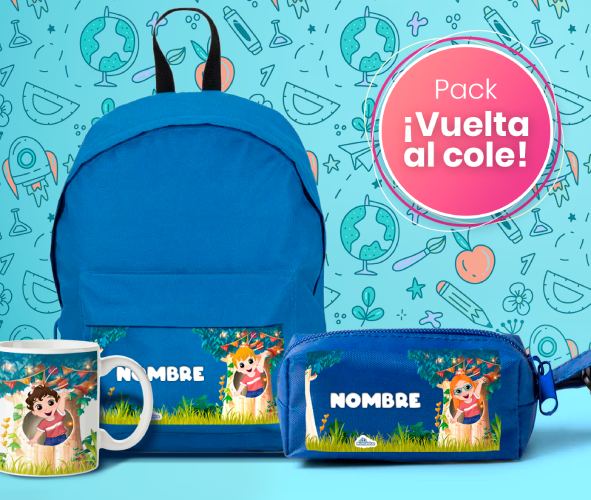 mochila personalizada para niños